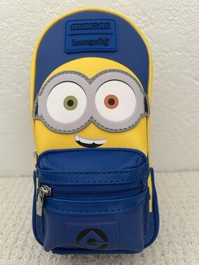 Loungefly Despicable Me Minions  Mini backpack clip on Pencil Case Bob